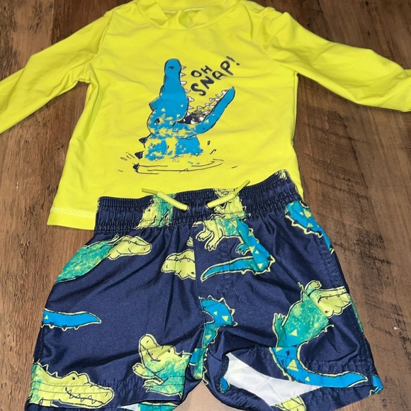 Child of mine by Carters swim outfit 12 months - Picture 1 of 3